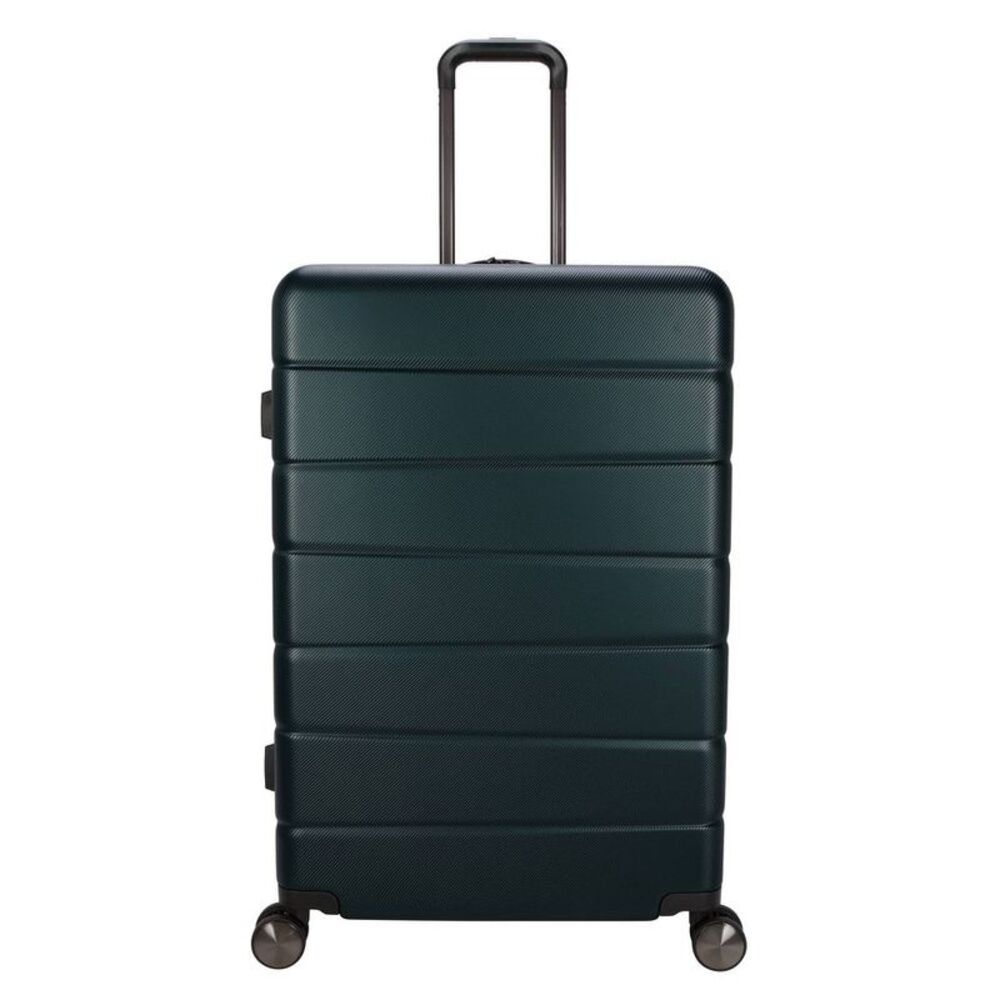 Skyline -  Hardside Large Checked Spinner Suitcase -  Sea Moss